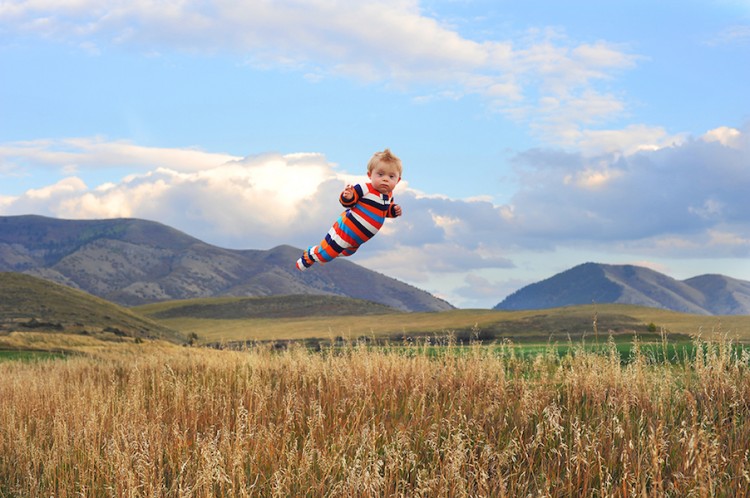 Wil Flying in fields