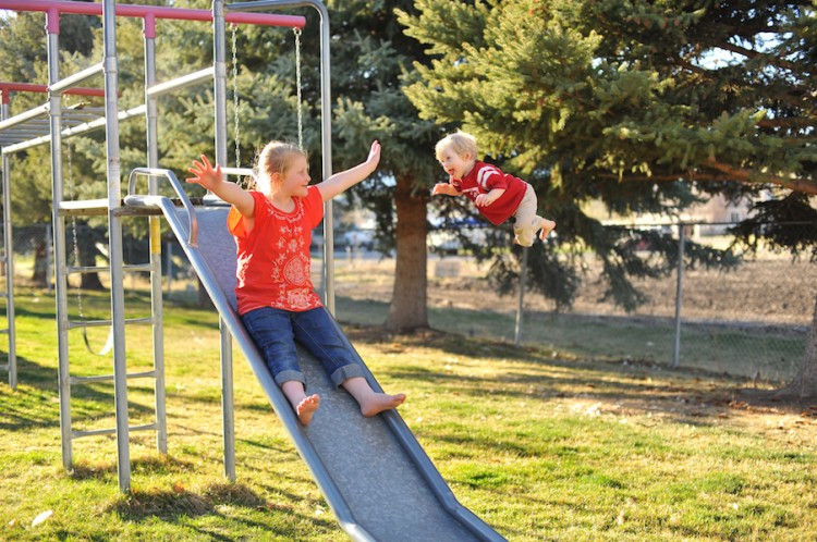 Wil flies on slide