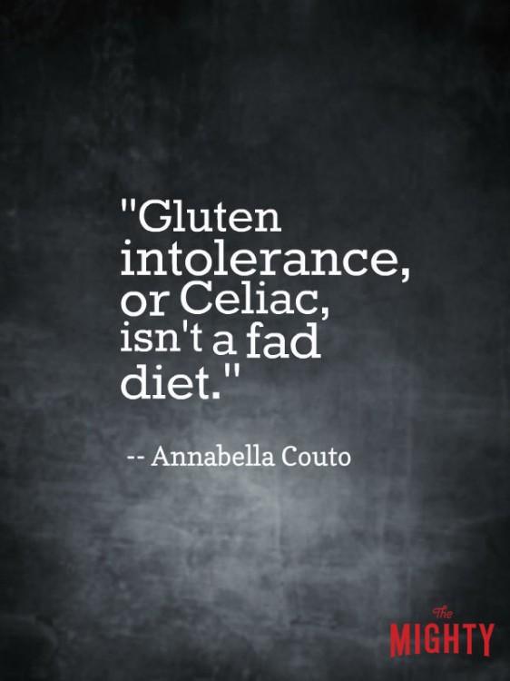 celiac disease meme: Gluten intolerance, or celiac, isn't a fad diet.