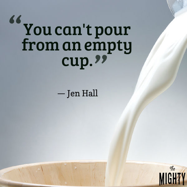 You can't pour from an empty cup.