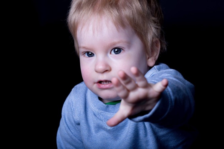 Young boy with Prader Willi syndrome