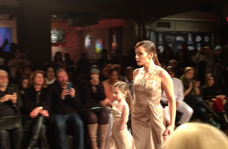 Rebekah Marine walking the runway