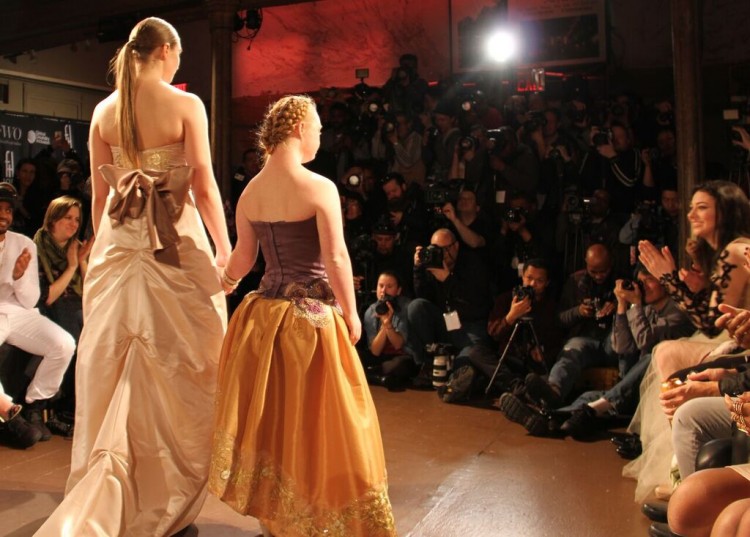 Madeline Stuart on the runway