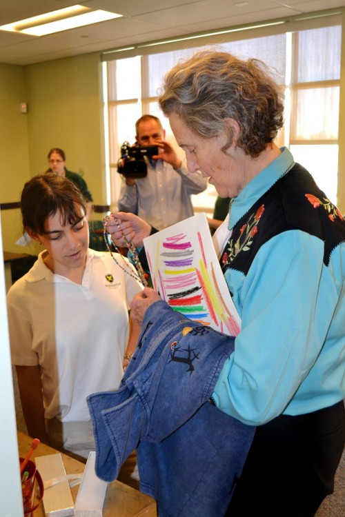 Temple Grandin Visits The Monarch School and Institute