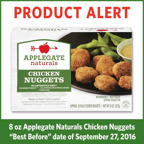 photo of applegate chicken nuggets