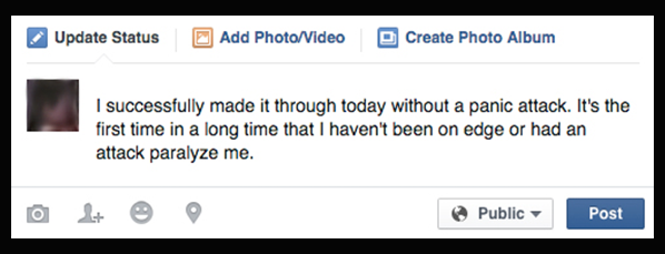 I successfully made it through today without a panic attack. It's the first time in a long time that I haven't been on edge or had an attack paralyze me.