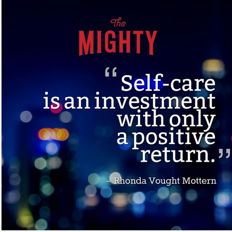 Quote from Deborah Langille: Self-care is an investment with only a positive return. 