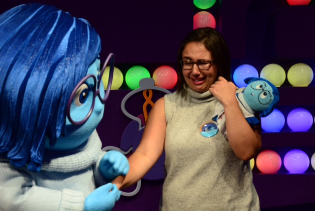 Natalie meets Sadness from Inside Out