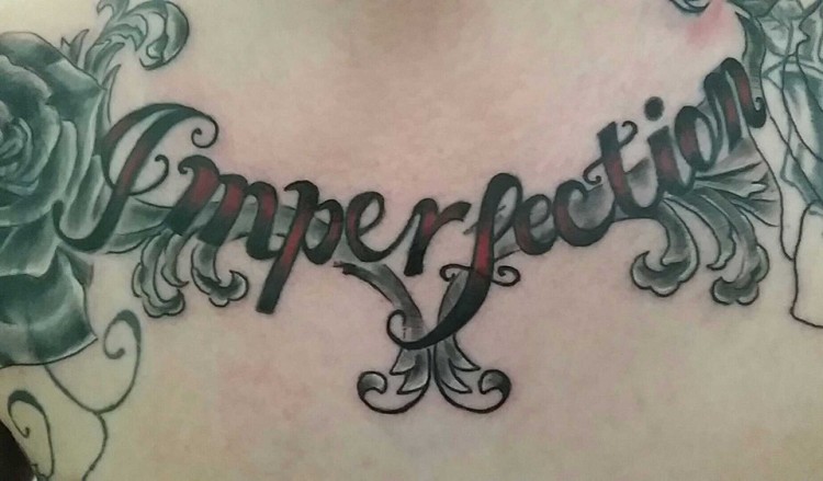 imperfection is beauty tattoo fonts