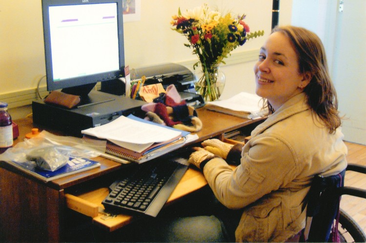 Beth as a freshman at Harvard.