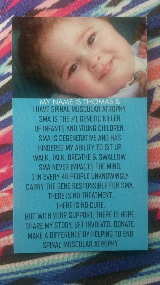 SMA awareness card