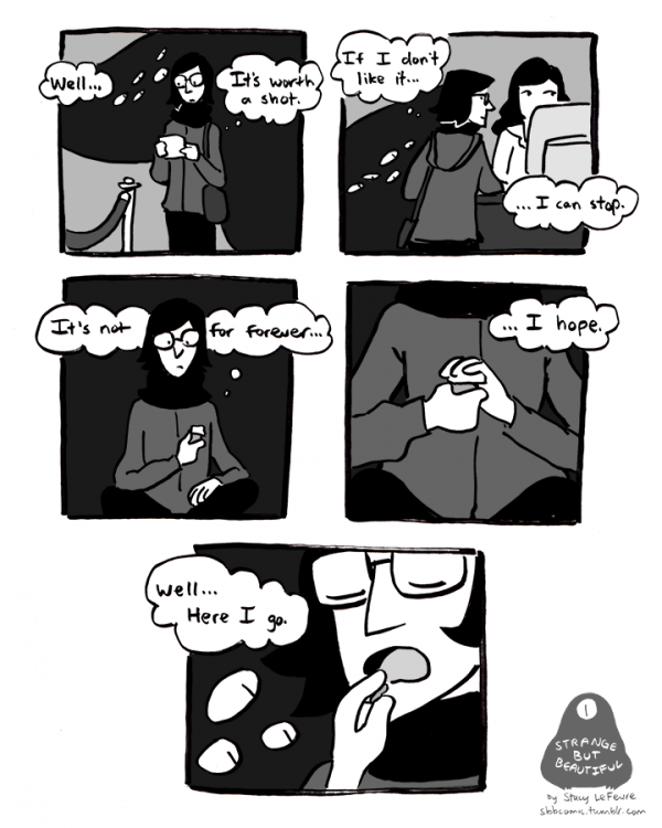 comic about starting antidepressants