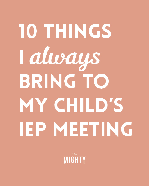  10 Things I Always Bring to My Child's IEP Meeting 