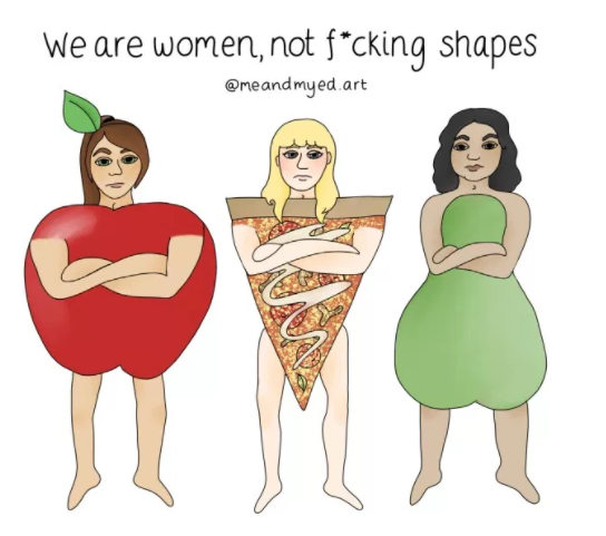 woman are not shapes
