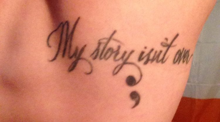 My Story Isn't Over tattoo