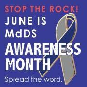 stop the rock! June is MdDS awareness month. spread the word.