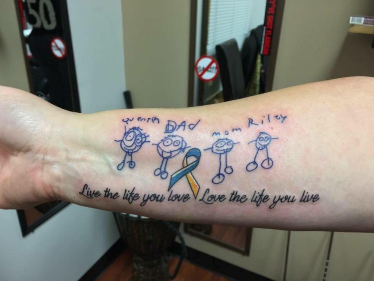 41 Loving Tattoos of Parents of Kids With Disabilities