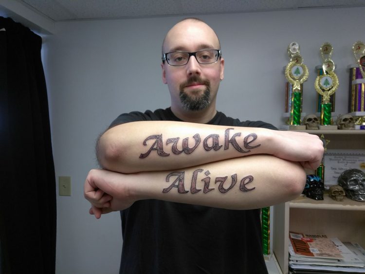 awake alive tattoo 