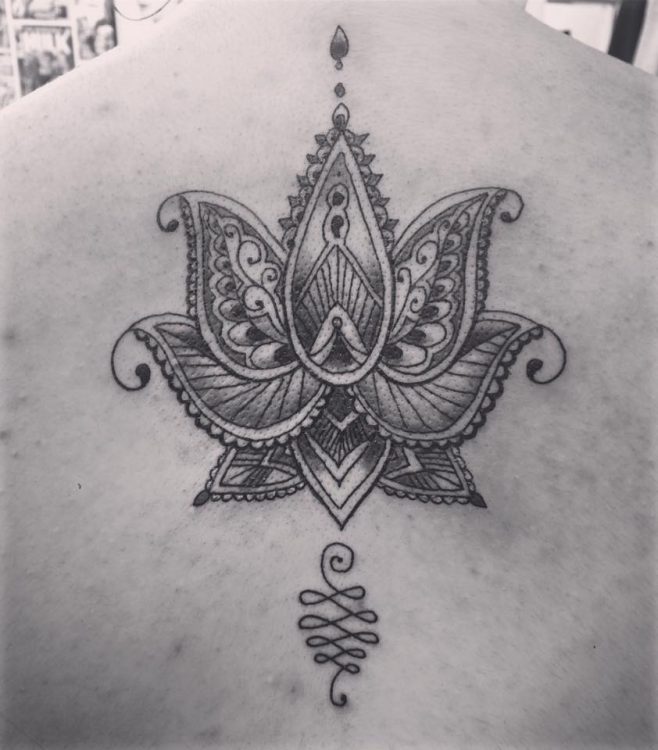 lotus flower tattoo design