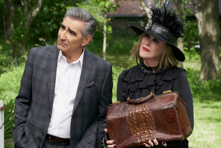 eugene levy and catherine ohara in schitt's creek