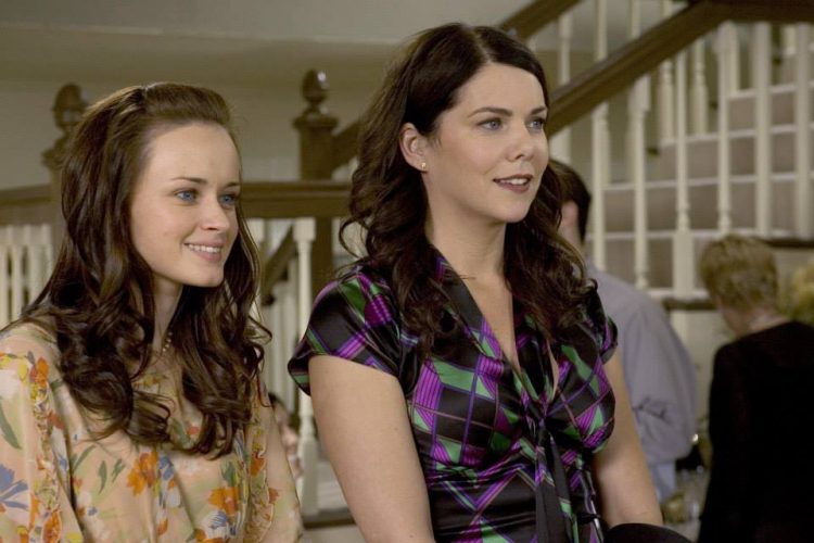 rory and lorelai in gilmore girls