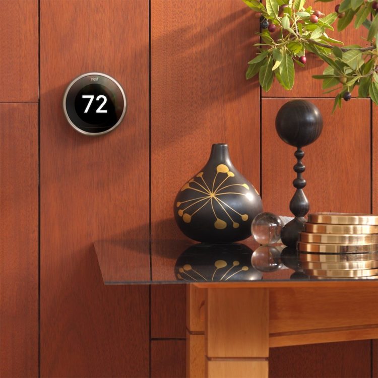 The Nest thermostat gives people with disabilities complete control over their home temperature via a smart phone app.