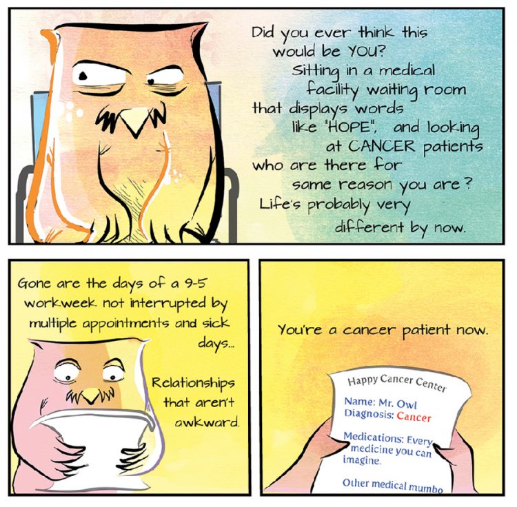 Cancer Owl Comic Cancer Diagnosis