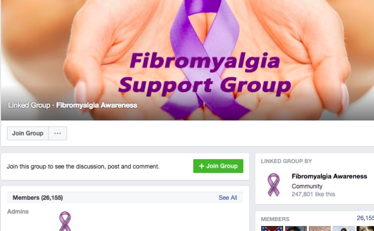 fibromyalgia support facebook group image