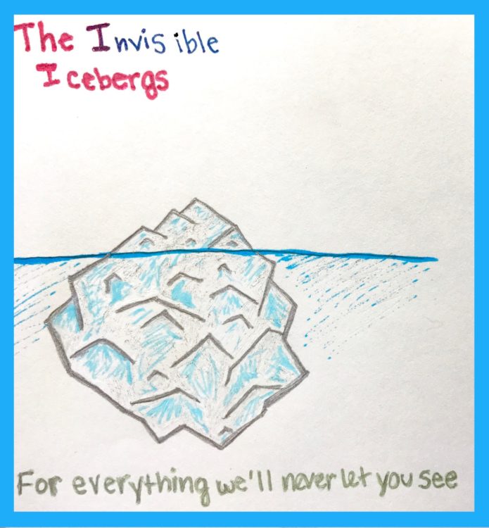 the invisible iceberg mascot