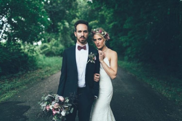  Kevin Walsh and his wife on their wedding day