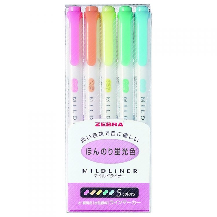 pastel highlighters