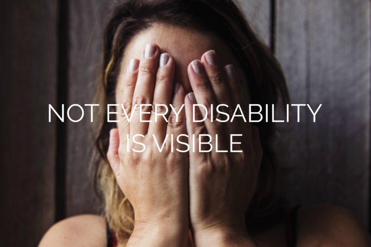 not every disability is visible