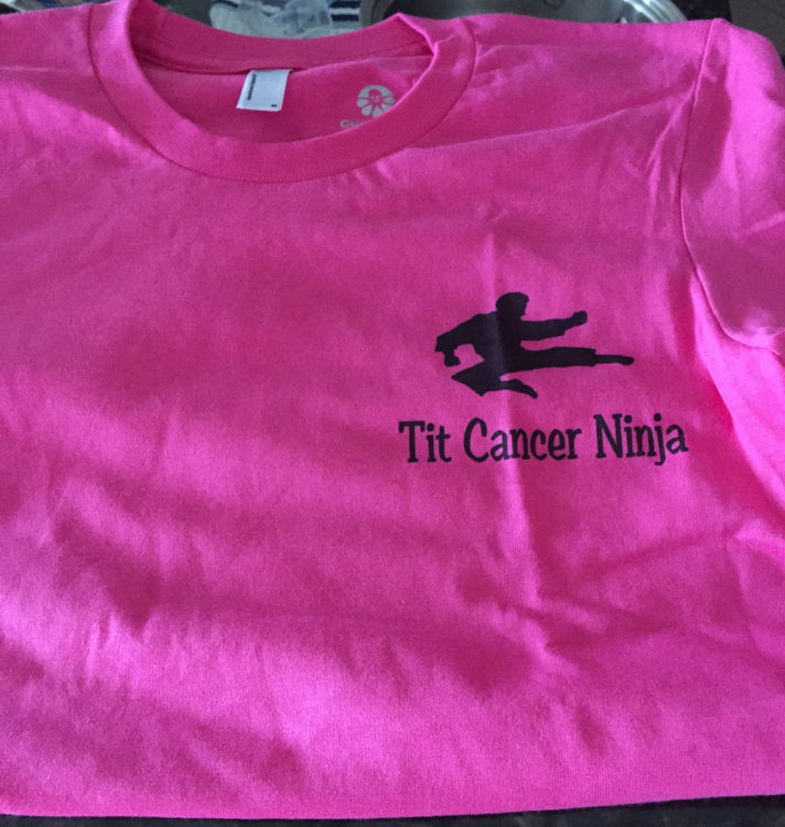 tit cancer ninja shirt