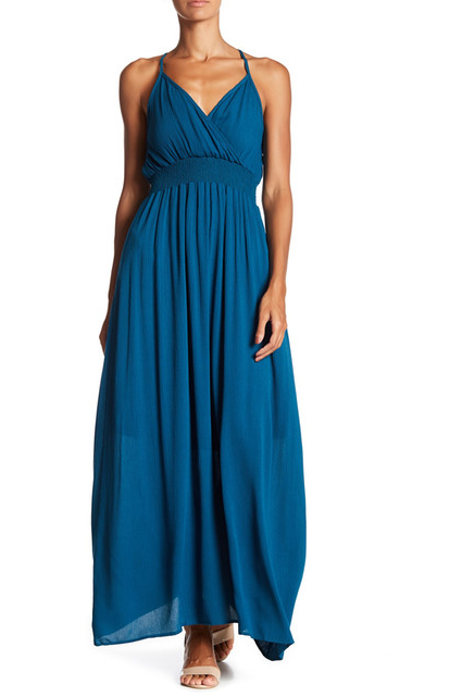 blue maxi dress from nordstrom rack