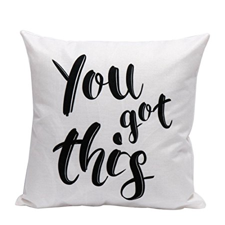 pillow that says 'you got this'