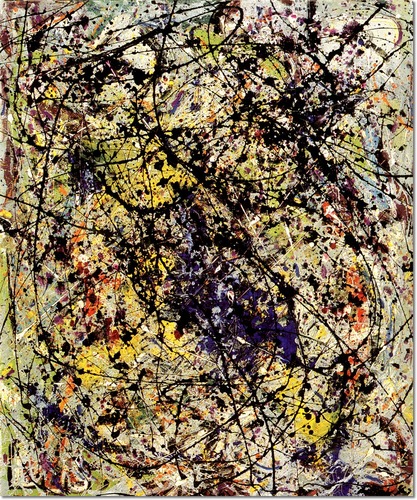 Jackson Pollock drip painting