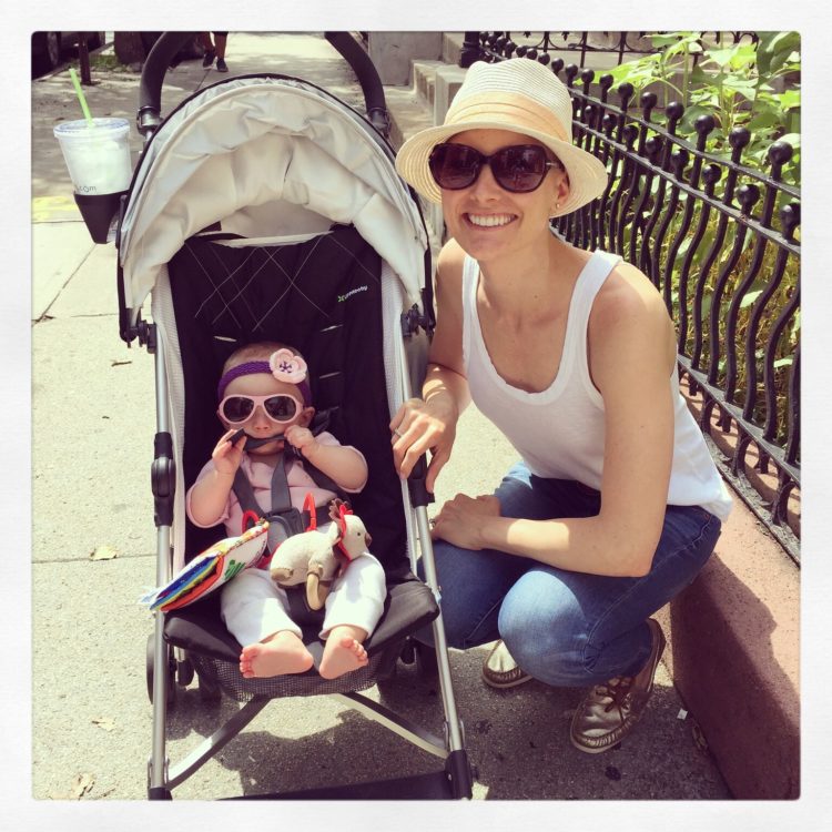 Jessica Sliwerski and Poppy in stroller