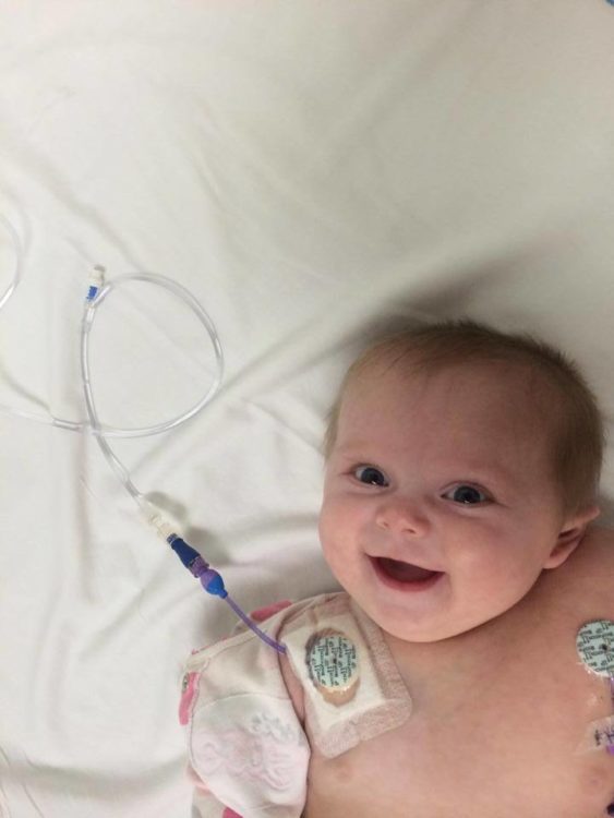 Scarlette Tipton baby hospital bed