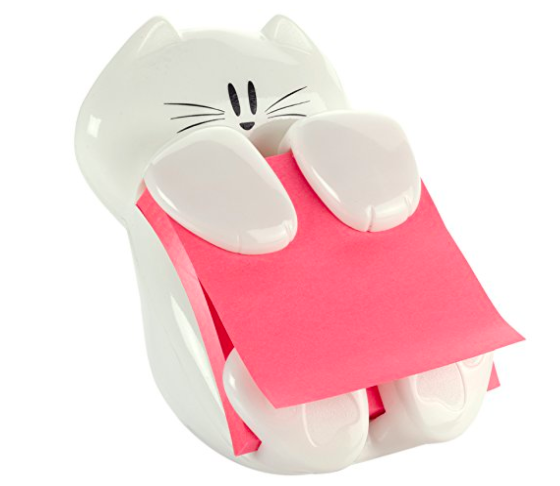 post-it dispenser shaped like cat