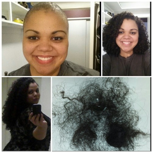 Charity Bryan before and after hair cutting