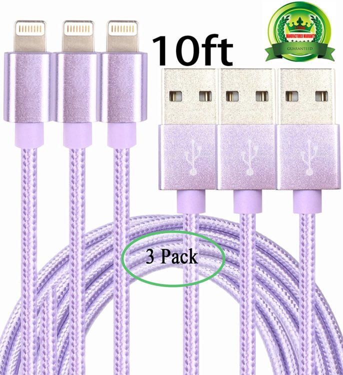 10-foot lightning cable