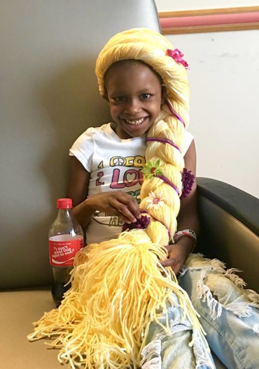 rapunzel wig adorable