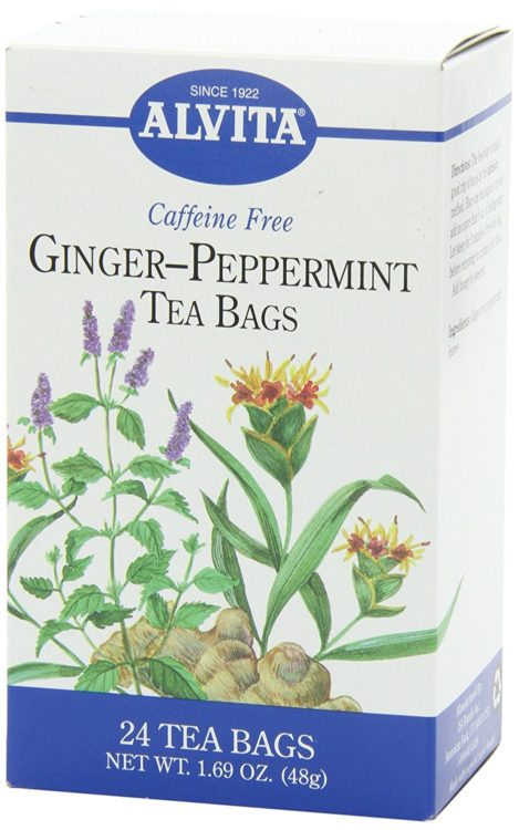ginger-peppermint tea bags