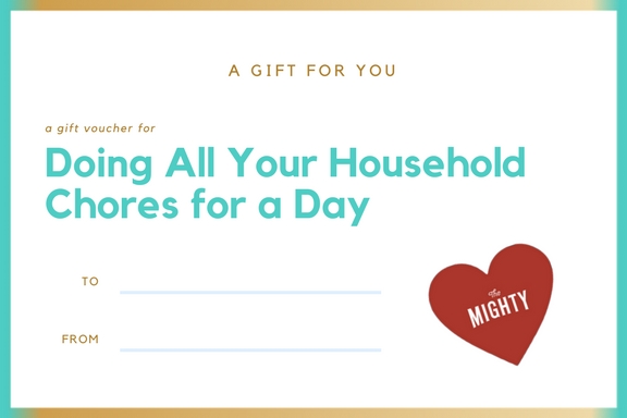 coupon for doing all your household chores for a day