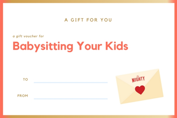 coupon for babysitting your kids
