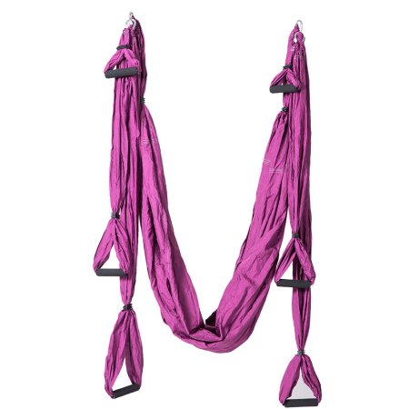 pink yoga swing