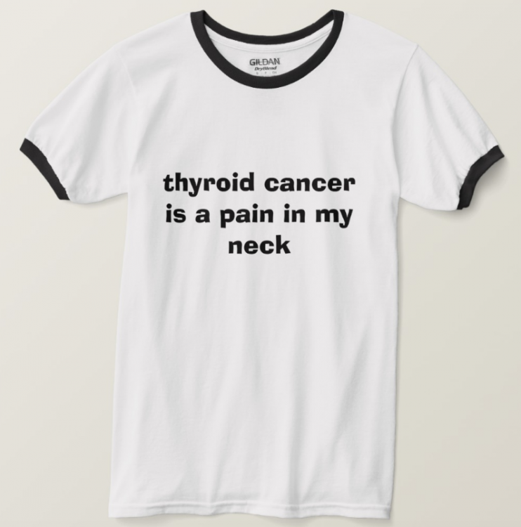 thyroid cancer pain in neck shirt