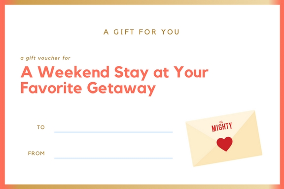 weekend stay cancer gift voucher