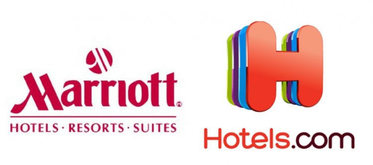 marriott and hotels.com logos