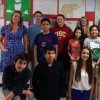 Eighth grade science class at Central Middle School in Greenwich, Connecticut.